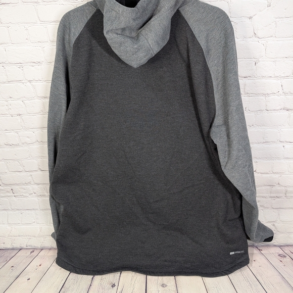 Hurley Men's Gray and Black Hooded Jacket - Picture 4 of 8